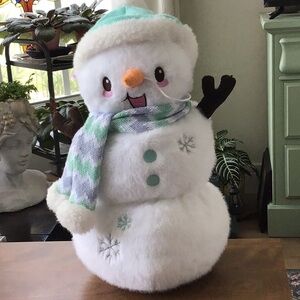 Cuddle Barn Snowfrost the Snowman animated plush toy